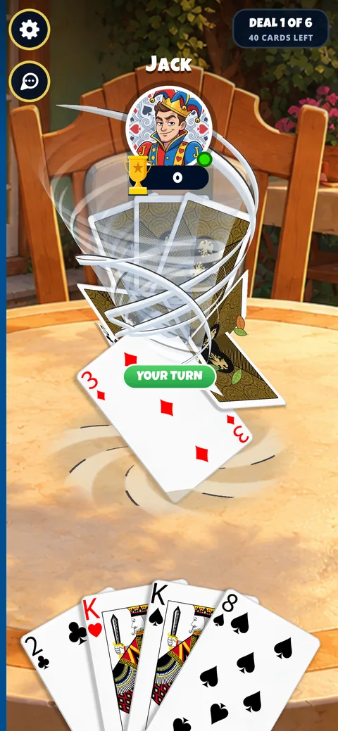 Der Effekt Tornado Trick in der App